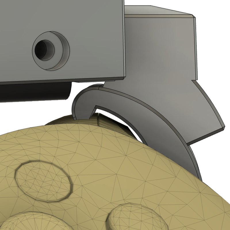 Hand-eye position with gravity orientation, view 2