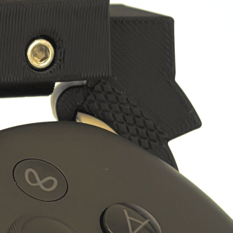 Photo of the real controller in the mount, view 2