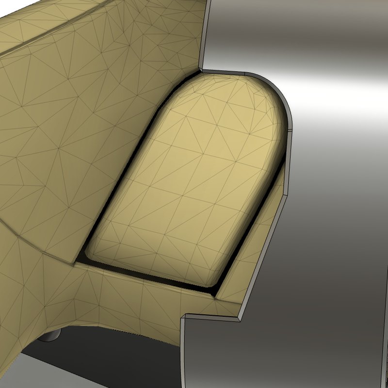 Pivot position with gravity orientation, view 4